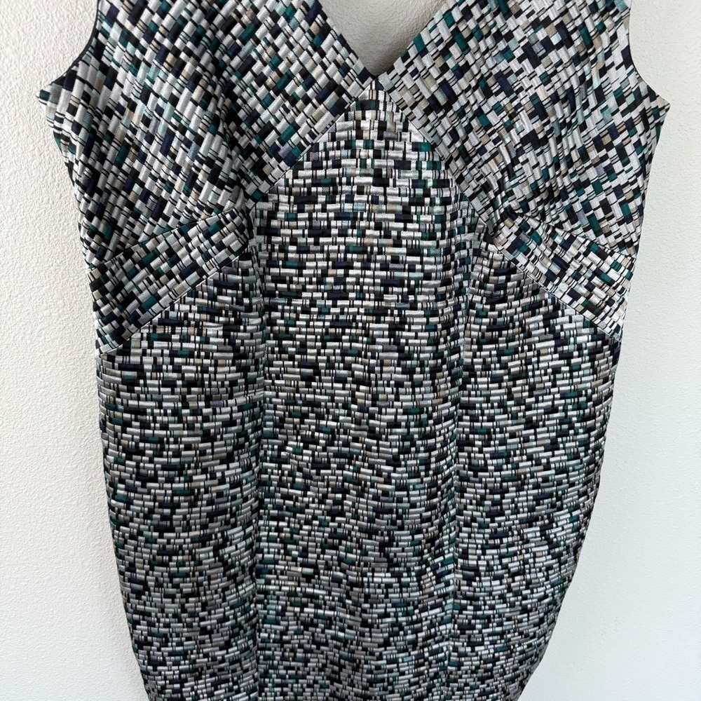 BOSS Hugo Boss Distripy Jacquard Ponte Dress Evening Party Business Casual Women - Picture 5 of 14